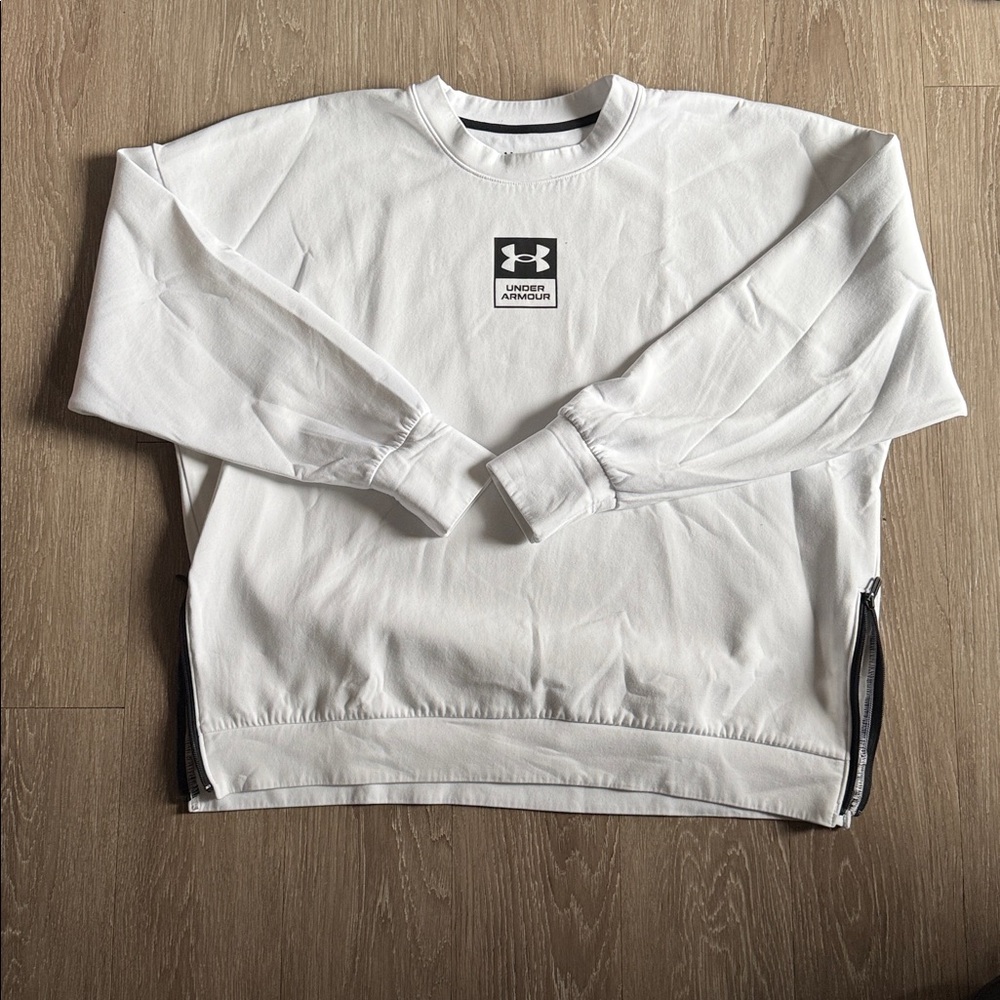 Under Armour White Crewneck